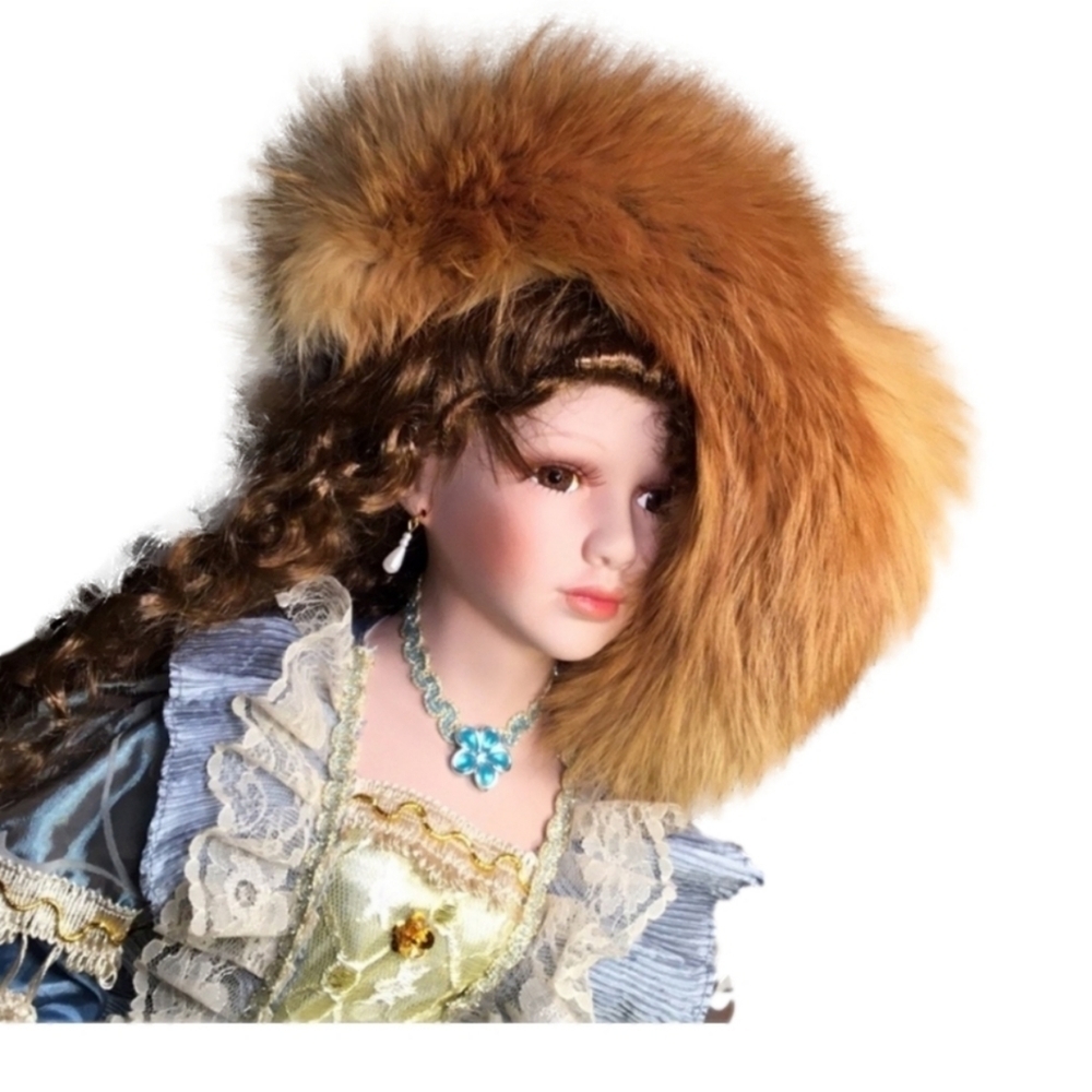 FUR FRENCH BERET VINTAGE JOSEPH HORNE GALLERIES‎ MILLINERY WOMEN’S HAT